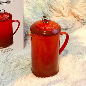 Le Creuset Cerise Red 12oz French Press